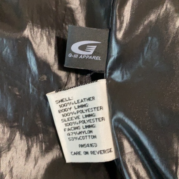 Kenneth Cole Black Leather Jacket - Picture 12 of 14